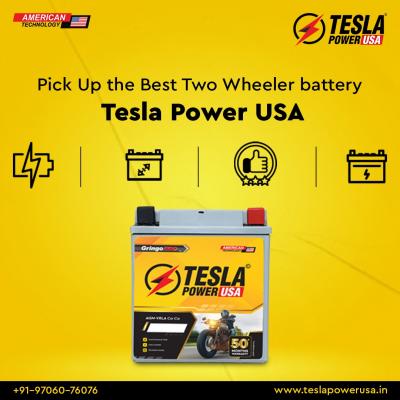 Pick Up the Best Two Wheeler battery - Tesla Power USA