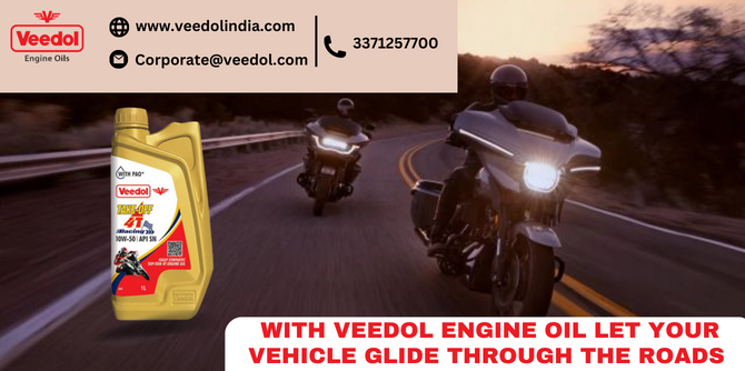 With Veedol Engine Oil Let Your Vehicle Glide Through The Roads