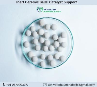 Inert Ceramic Balls Catalyst Bed Support balls in Surat