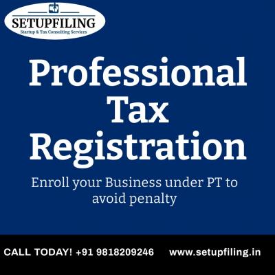 Professional Tax Registration and Payment
