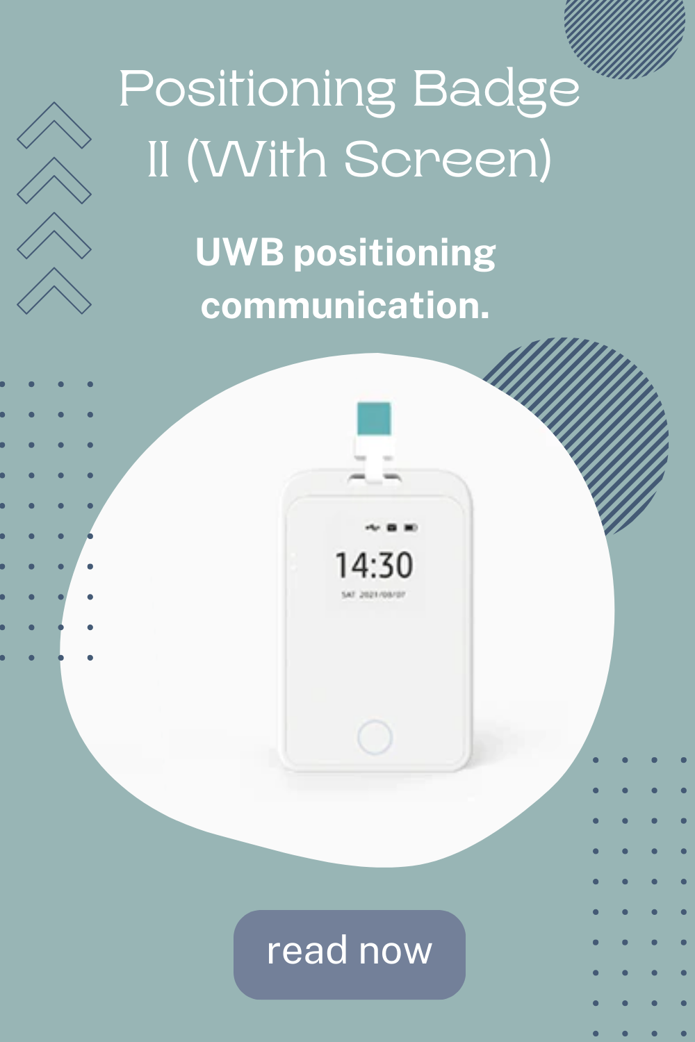 Wireless Tracking Badge UWB Positioning Communication - London Computer