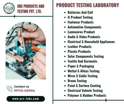 Product Testing Laboratory Services in India – URS Labs - Delhi Other