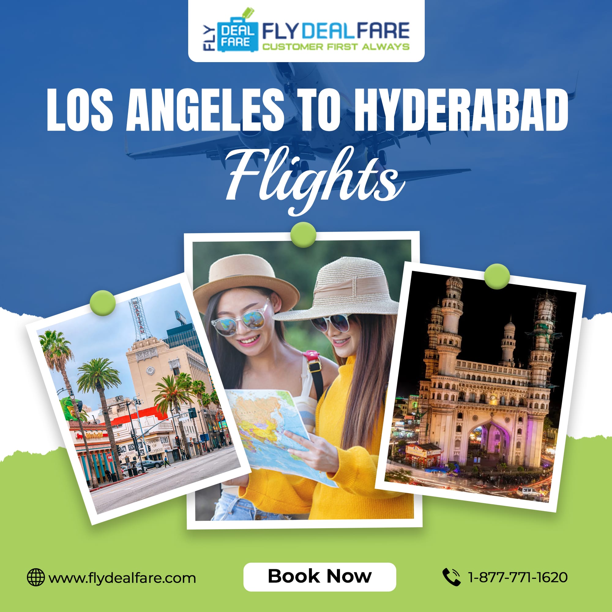 Book Affordable Los Angeles to Hyderabad Flights - Other Other