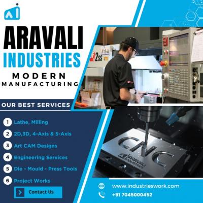 Aravali Industries : Mumbai's Leading Manufacturer of Industrial Job Works with Advanced CNC/VMC Mac