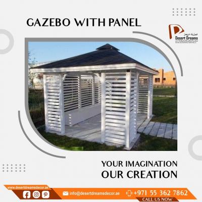 Build and Installation Wooden Gazebos in Uae. - Abu Dhabi Decoration