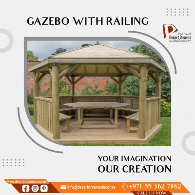 Build and Installation Wooden Gazebos in Uae. - Abu Dhabi Decoration