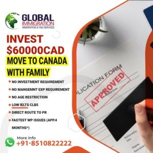 START-UP VISA PROGRAM CANADA DIRECT ROUTE TO FAMILY PR & WORK PERMIT