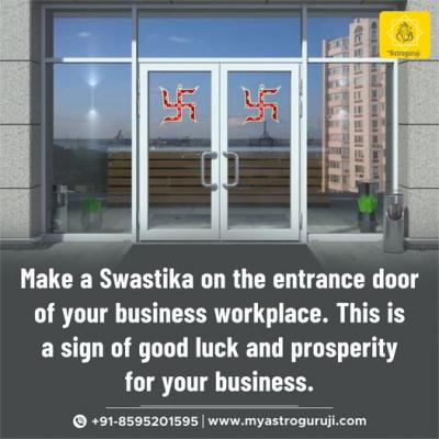 Make a swastika on the entrance of the office door - Gurgaon Other