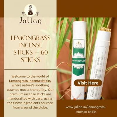 Lemongrass Incense Sticks - Jallan - Mumbai Art, Collectibles