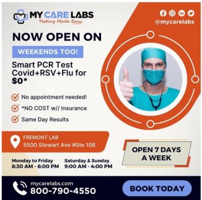 Free Covid Test at Fremont - My Care Labs - San Francisco Other