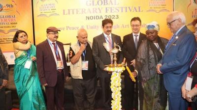 Spectacular Inauguration Marks the Commencement of the 9th Global Literary Festival Noida 2023 - Delhi Blogs