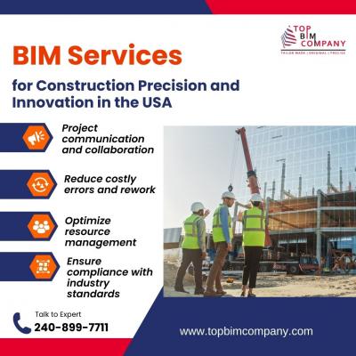 BIM Services for Construction Precision and Innovation in the USA