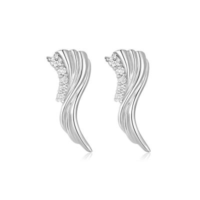 Diamond Wing Earrings - New York Jewellery