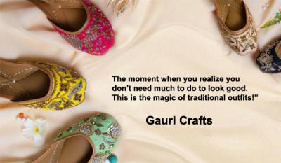 Gauri Crafts premium handcrafted juttis - Chandigarh Other