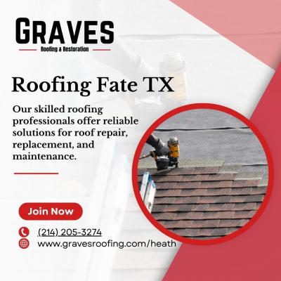 Roofing in Fate, TX - Your Local Roofing Experts