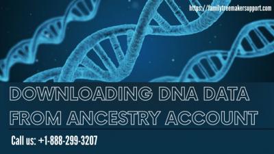 Downloading DNA Data From Ancestry Account