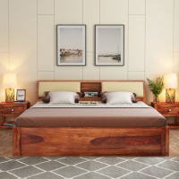 Shop Now and Save Big: Double Bed Designs 55% OFF at WoodenStreet! - Bangalore Furniture