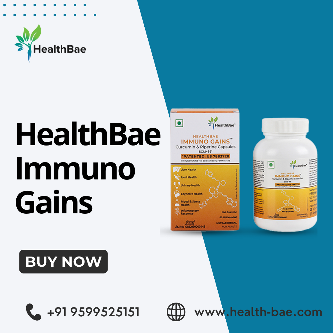 HealthBae Immuno Gains: Boost your immunity with immunity booster supplement - Gurgaon Other