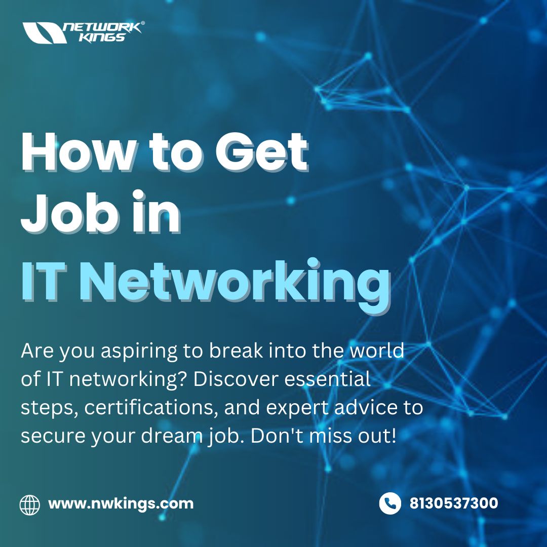 How to Get a Job in IT Networking - Chandigarh Tutoring, Lessons