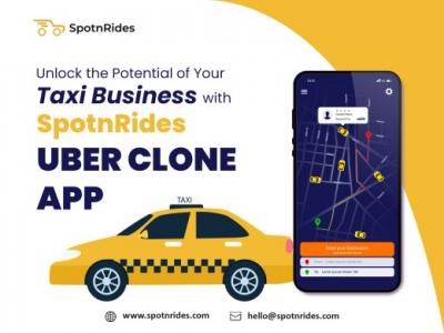Taxi Booking App like Uber - SpotnRides