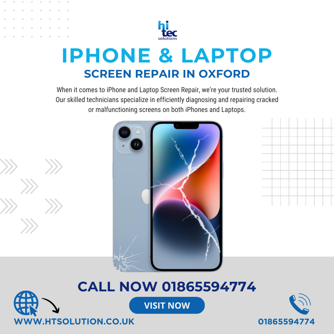 iPhone & Laptop Screen Repair Oxford | Call 01865594774