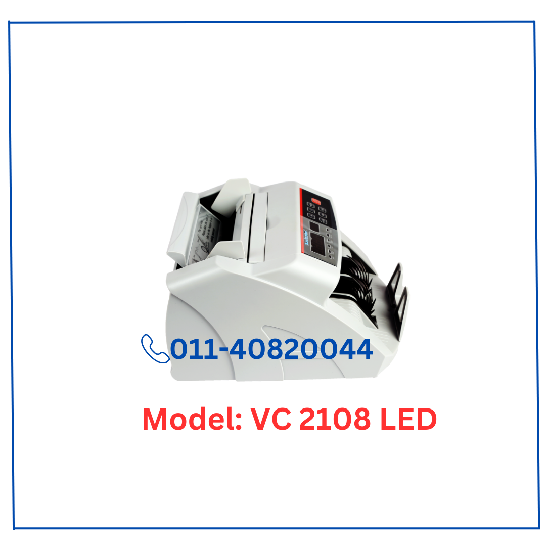 VC 2108 LCD Note Counting Machine with Fake Note Detector - Delhi Electronics