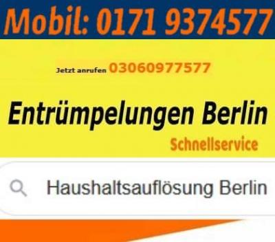 Entrümpelung Möbel entrümpeln Sperrmüll entsorgen - Berlin Professional Services