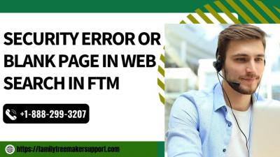 Security Error or Blank Page in Web Search in FTM - New York Computer
