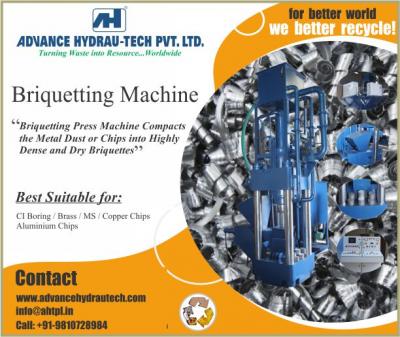 Metal Chip Processing is Easy with Our Briquetting Machine 🔄 - Delhi Other