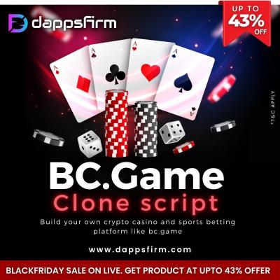 Don't Miss Out on Dappsfirm's Black Friday BC.Game Clone Script Sale - Up to 43% Off - Abu Dhabi Other