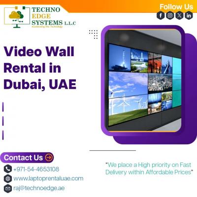 Lease LED Video Wall in Dubai, UAE for Indoor and Outdoor Events - Dubai Computer
