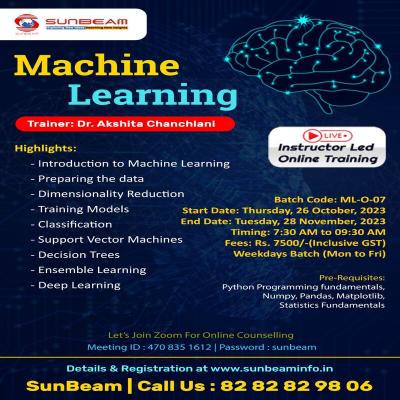 Machine Learning classes in Pune 