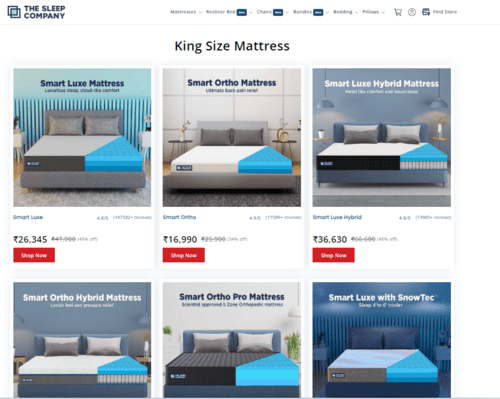 Sleep Like Royalty with Our King Size Mattresses – Buy Yours Online Now - Mumbai Furniture