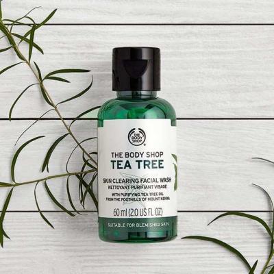 Get Clear Skin with The Body Shop Tea Tree Skin Clearing Facial Wash!