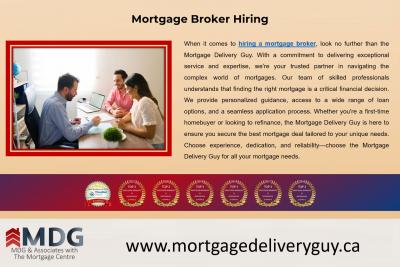Mortgage Broker Hiring - Mortgage Delivery Guy