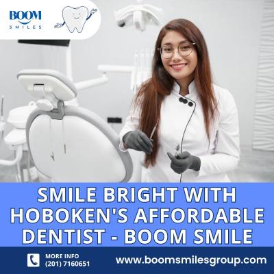 Smile Bright with Hoboken's Affordable Dentist - Boom Smile  - Other Health, Personal Trainer