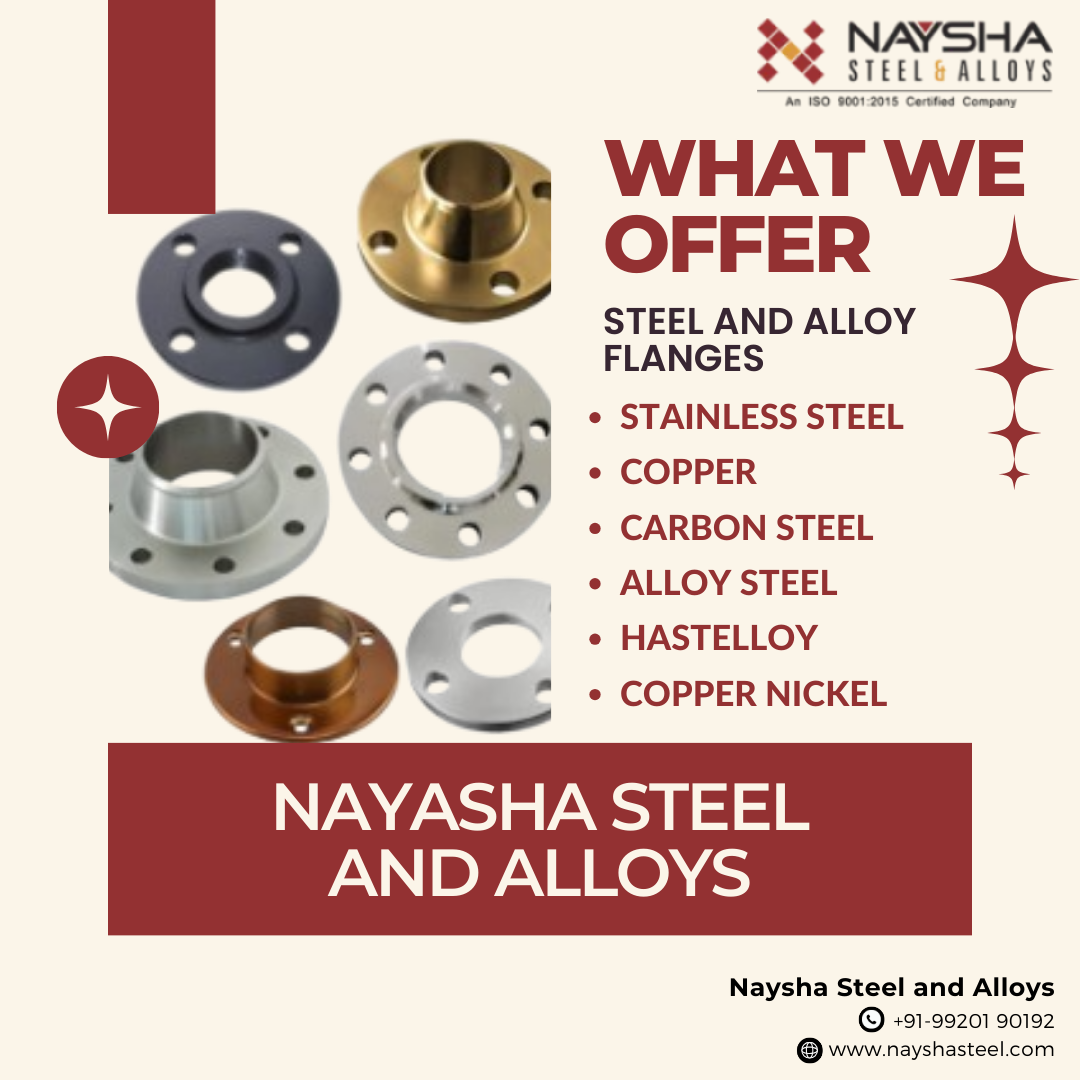 Nayhsa Steel and Allloy Stainless Steel Welding neck flanges 150 lbs manufacturer in Hyderabad