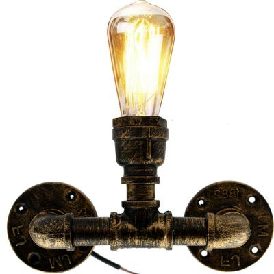 One Head Loft Rustic Water Pipe Wall Light - Coventry Electronics