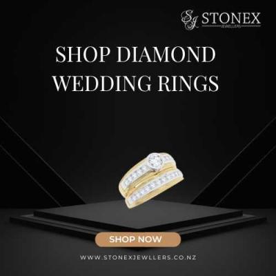Shop Diamond Wedding Rings: Free Delivery on Orders Over $100 in NZ | Stonex Jewellers - Auckland Jewellery