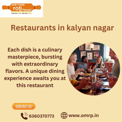 Restaurants in kalyan nagar - Bangalore Other