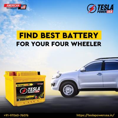 Find Best Battery for your Four Wheeler - Tesla Power USA - Gurgaon Other