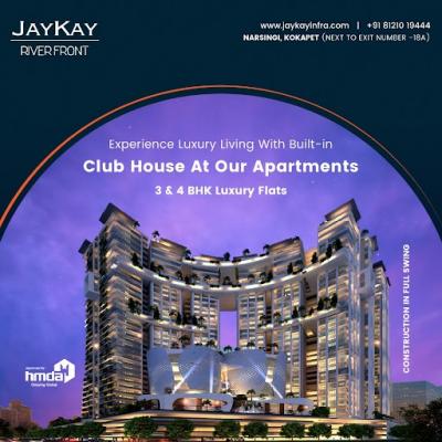 3 and 4BHK new apartments in kokapet hyderabad | JayKay Infra