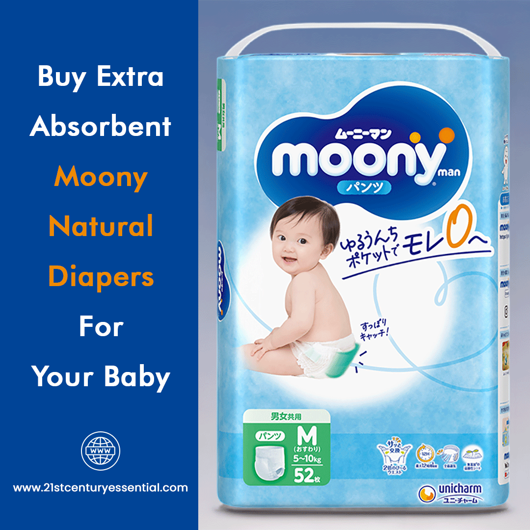 Buy Extra Absorbent Moony Natural Diapers for Your Baby
