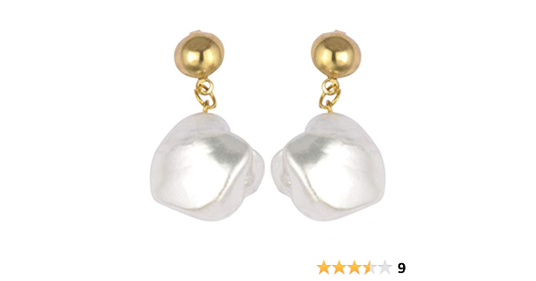 Baroque Pearl Earrings | Shophouser.com - New York Other