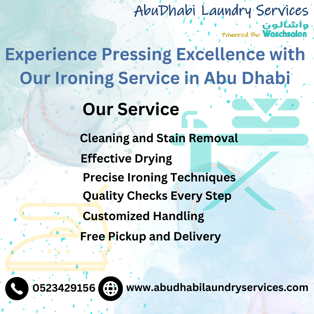 Experience Pressing Excellence with Our Ironing Service in Abu Dhabi