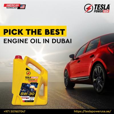 Pick the Best Engine Oil in Dubai - Tesla Power USA