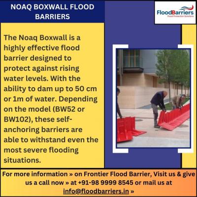 Noaq Boxwall Flood Barrier – Frontier Flood Barriers - Delhi Tools, Equipment