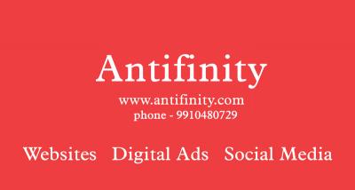 Antifinity Offers Website Development Services - Delhi Professional Services