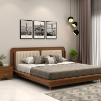 Luxury Redefined - Teak Wood Beds at 55% Off on Wooden Street!