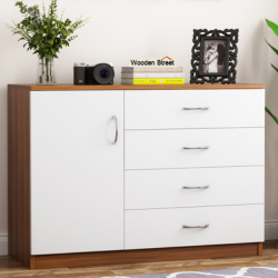 Declutter with Elegance: Discover Wooden Street's Chest of Drawers!